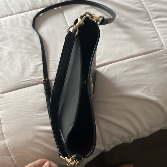 Coach Black Crossbody Bag with Gold Accents - Picture 2 of 4